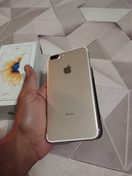 I phone 7+ 128gb PTA approved  with box 3