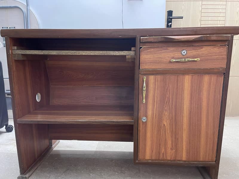 Computer Table with Drawer and Cabinet 7