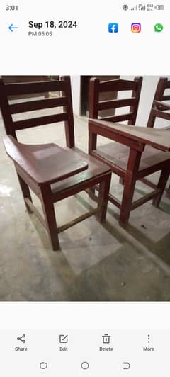 Urgent sale students chairs and more