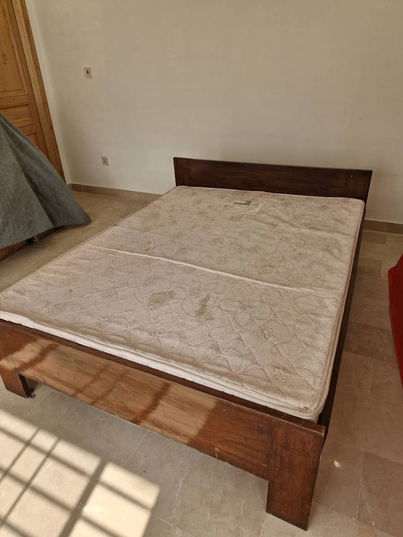 Solid Wood Bed for sale 1