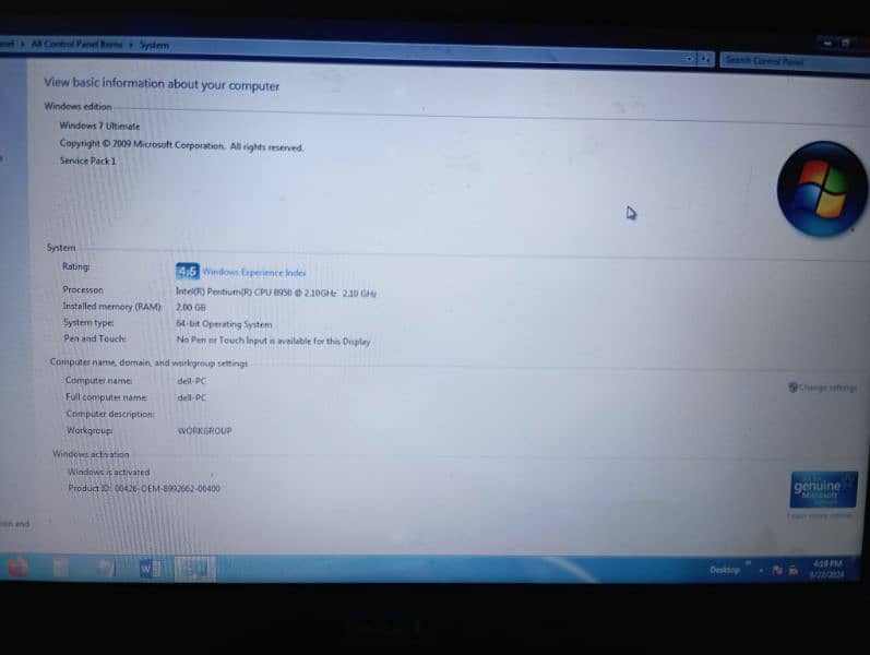 Dell Laptop for sale 4