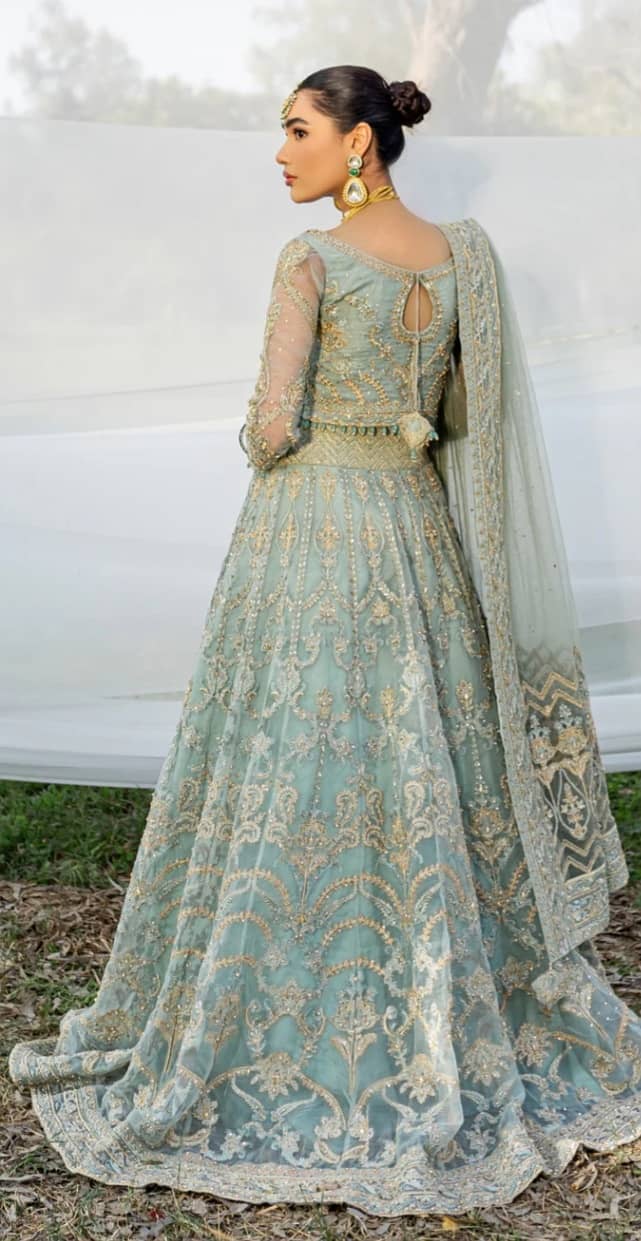 Aqua zarrgay - Brand New Walima Dress from Batik Studio Brand 1