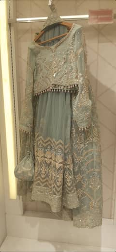 Aqua zarrgay - Walima Dress from Batik Studio Brand