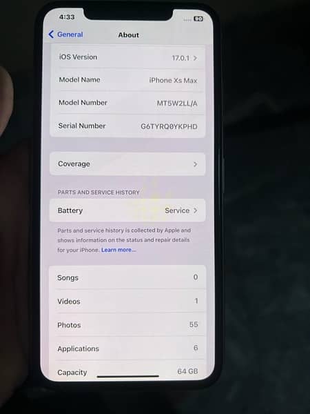 iPhone XsMax  Non pta factory 64 gb 8