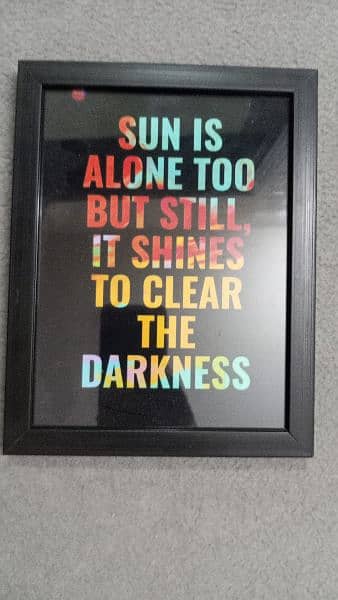 beautiful framed motivational Inspirational quotes (7 x 10 inches) 3