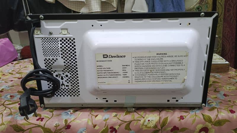 Used like new Dawlance microwave oven for sale 5