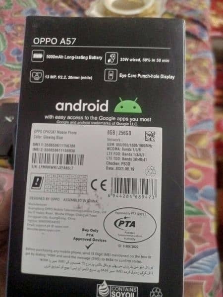 OPPO A57 8,256 8