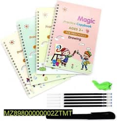 4 Pcs magic books - 10 Refills