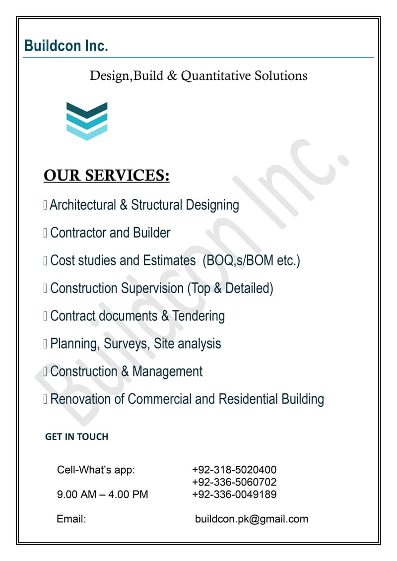 Design, Build & Quantitative Solution 1