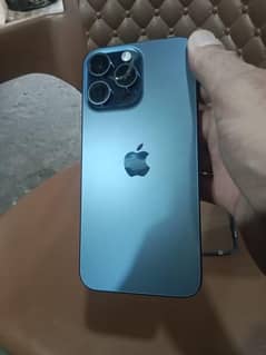 iPhone 15 pro max 256gb canada jv blue titanium 10/10