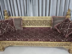 PURE TALI WOOD 7 SEATER SOFA FOR SALE