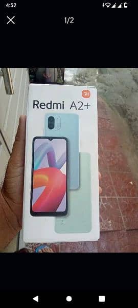 redmi a2+ charger and box sale 1