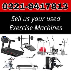 used Treadmill exercise cycle elliptical machines