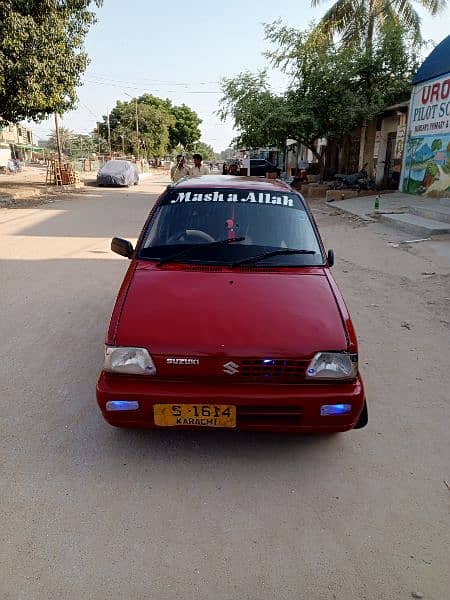 Suzuki mehran 1991 body very good looking engine powerful 10