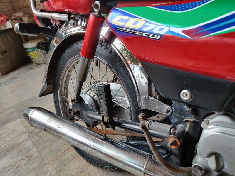 Honda CD 70 bike red for sale 10