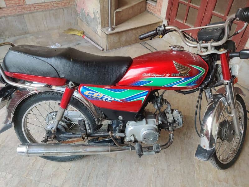 Honda CD 70 bike red for sale 15