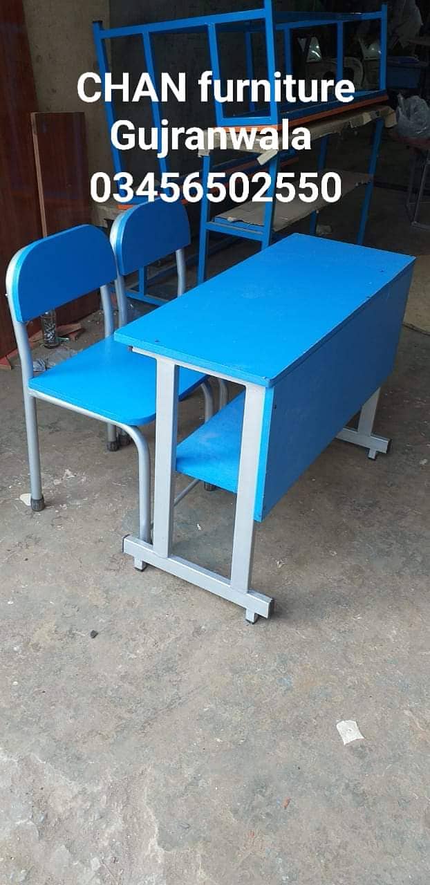 round table / School table / School chair/Desk/Studen chair/D table 2