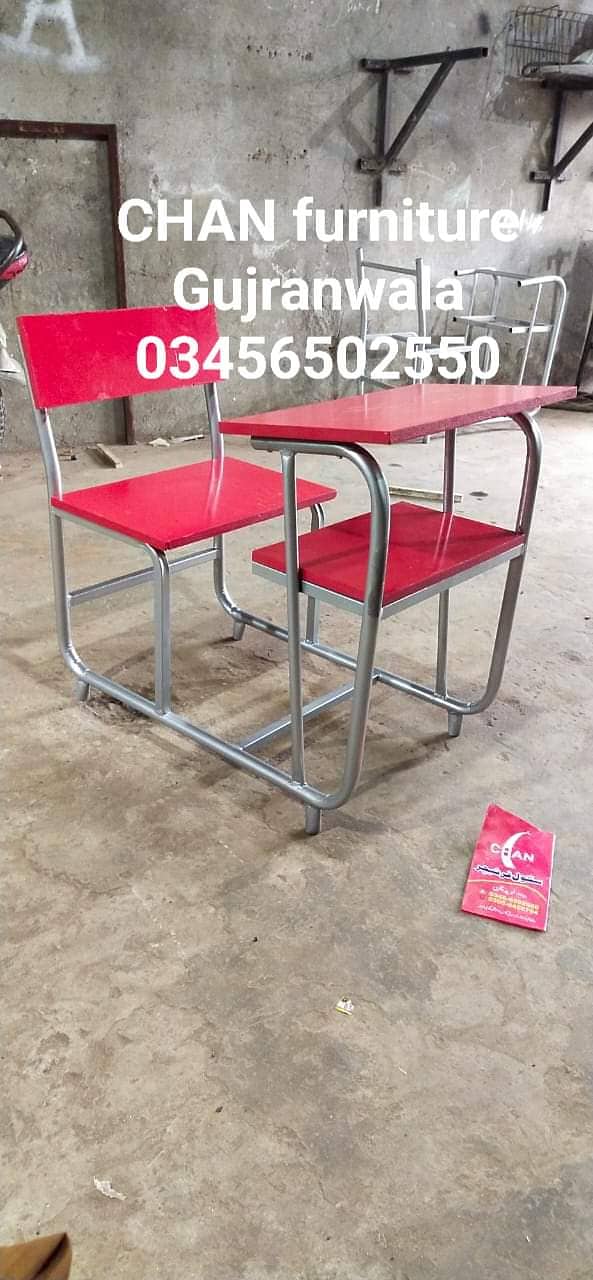 School furniture/ Chair &Table / Plastic chair/Exam chair/Study table 11