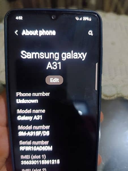 Samsung Galaxy A31   4 - 128gb 8