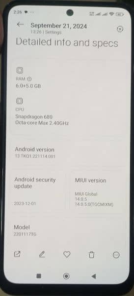 Redmi Note 11 for Sale 1