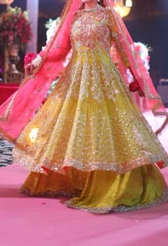 Designer bridal dress for mehndi (MBM)