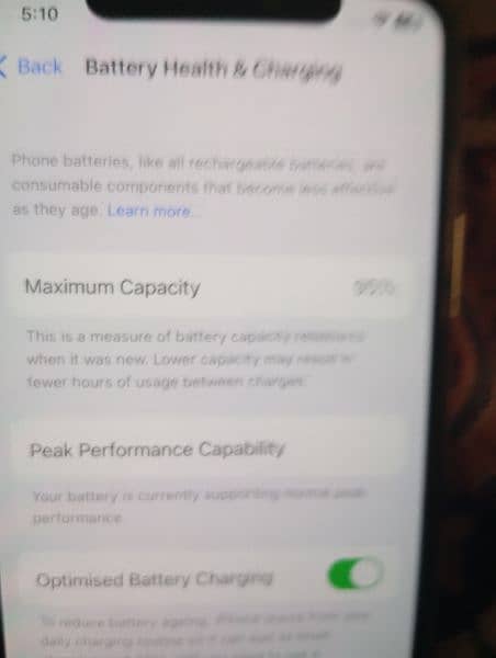 iphone x 256 battery health 95 with box 1