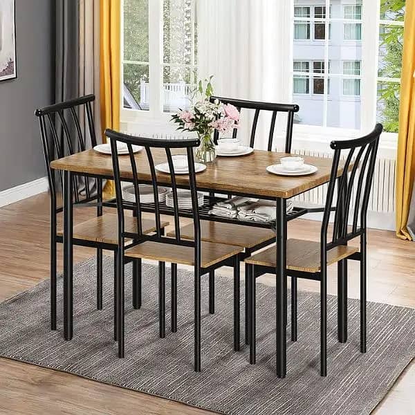 Dining table/ Chairs /Wooden table / Luxury Furniture/4 Seater dining 2