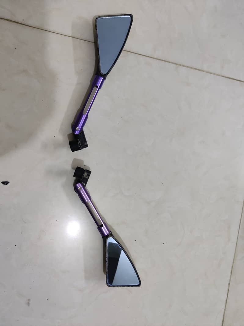 ybr side mirror and universal fancy side mirror 5