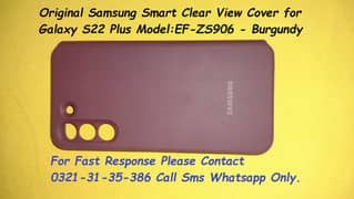 original samsung smart clear view cover for galaxy s22 plus