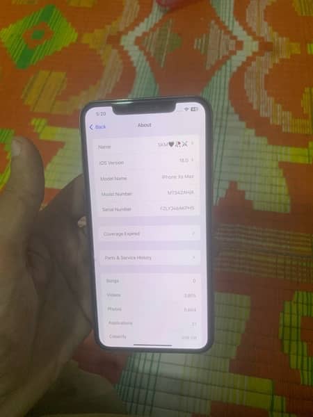 IPhone XsMax 256GB NonPta 5