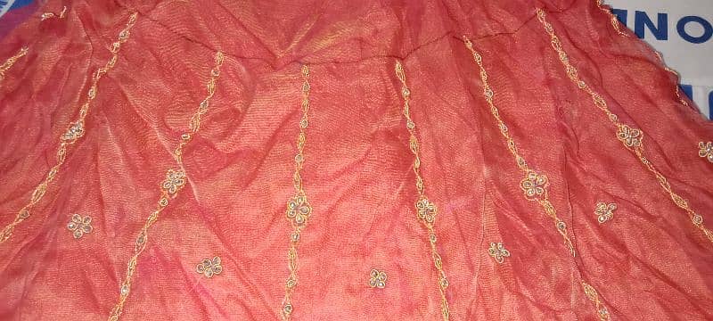 bridal lehenga for sale only one used 1