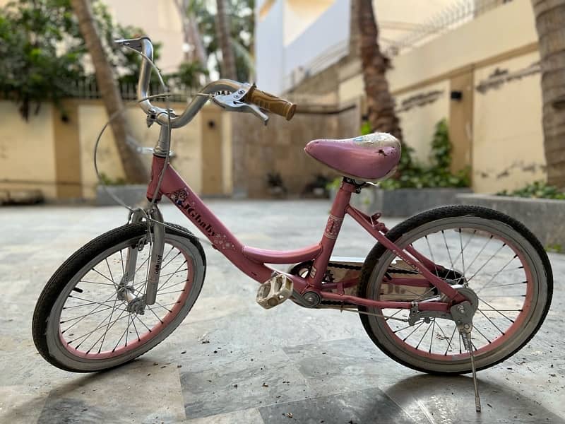 Girls Bicycle for ages 5-9 yrs (Pink) 1