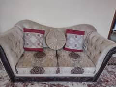 7 seater sofa set with cousins perfect body ,foam and fabric