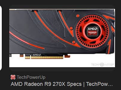 AMD RADEON R9 270x 2GB DDR5 3