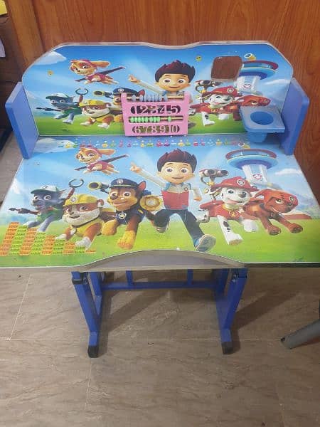 Kids study table with chair 2