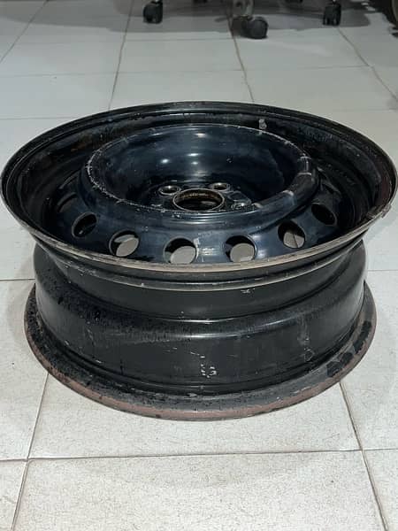 Toyota Corolla Steel Rims | 5 Nut | 10/10 4