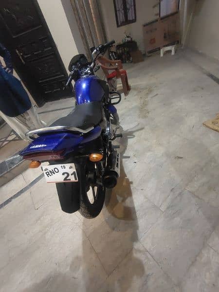 Yamaha YBR blue colour 125cc. 0336/98/00/157 7