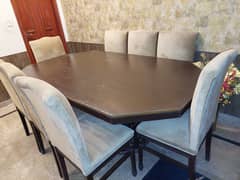 Dinning table, 8 chairs dinning table, wooden dinning table set