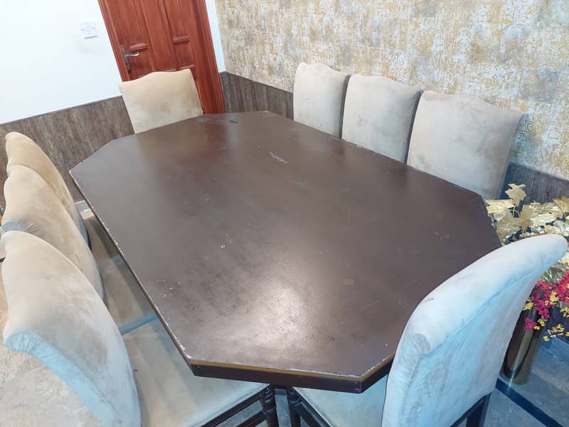 Dinning table, 8 chairs dinning table, wooden dinning table set 3