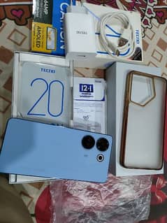 Tecno camon 20 blue 8+8 256GB Full box 0