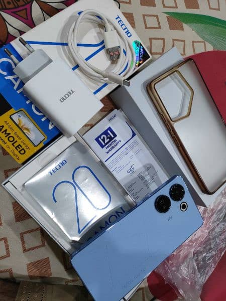 Tecno camon 20 blue 8+8 256GB Full box 1