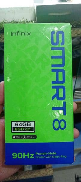 infinix smart8 for sale full box 3