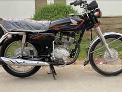 HONDA CG 125 2018 MODEL BLACK COLOUR GENUINE