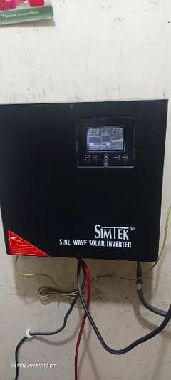 6 Solar panels 150watt, Simtek solar inverter and panal stand for sale