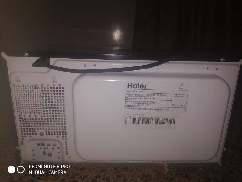 haier microwave oven 3