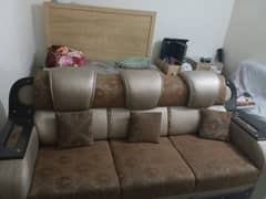 6 seater sofa set (3,2,1] in 9/10 condition