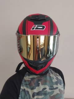 Biker helmet Genuine original ID spartan with complete Box 0