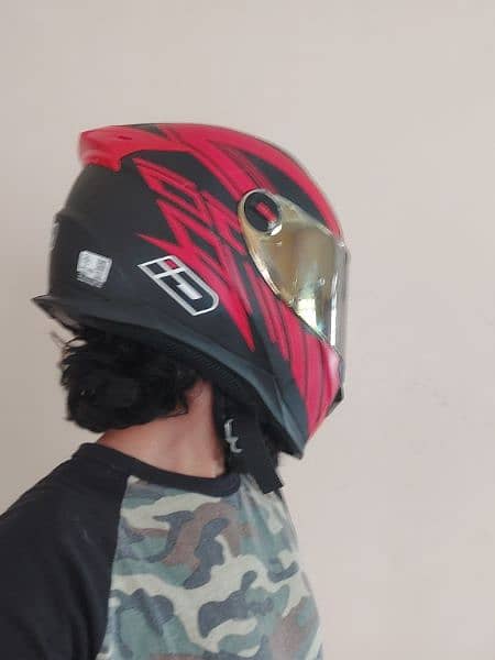 Biker helmet Genuine original ID spartan with complete Box 1