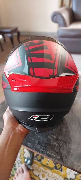 Biker helmet Genuine original ID spartan with complete Box 9