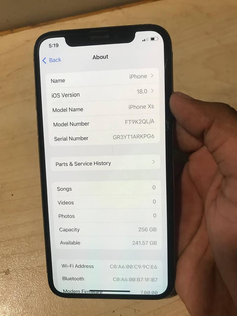 iphone xs 256  (DUAL SIM PTA APPROVED) 5